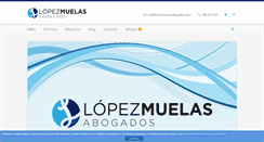 Desktop Screenshot of lopezmuelasabogados.com